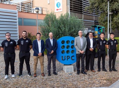 Endesa visita la UPC Manresa per formalitzar l’acte de signatura del conveni de patrocini amb Dynamics UPC Manresa