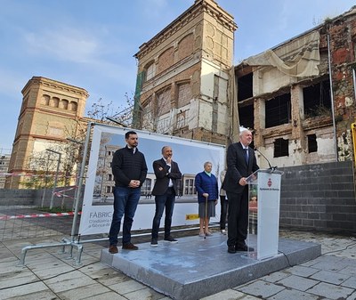 Comencen les obres de rehabilitació de la Fàbrica Nova per transformar-la en un pol de tecnologia, formació i recerca