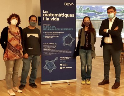 El Parc de la Sèquia, la UPC i BBVA renoven la col·laboració per l’exposició “Les matemàtiques i la vida” fins el 2021