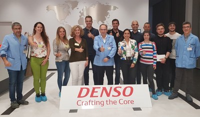 Els alumnes del postgrau Engiplant visiten DENSO