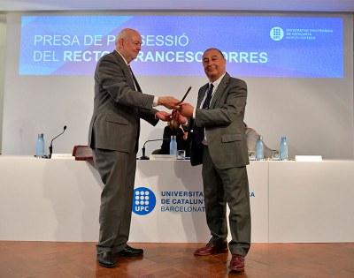 Francesc Torres ha pres possessió com a rector de la UPC