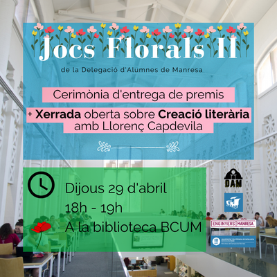 Jocs Florals organitzats per la DAM