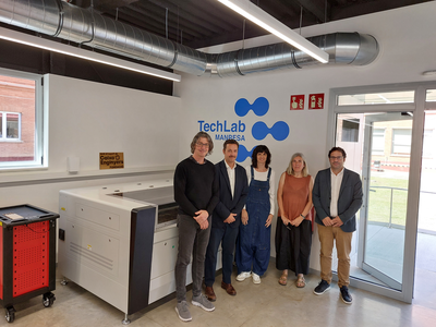 La Fundació Caixa d'Enginyers visita el TechLab Manresa