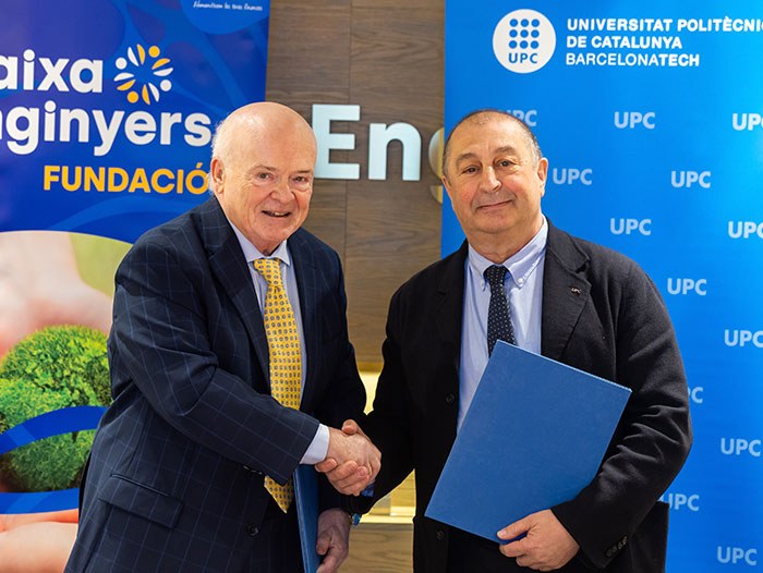 La UPC i la Fundació Caixa Enginyers signen un acord per impulsar els Préstecs UPC Alumni i el talent universitari