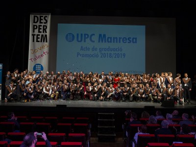 La UPC Manresa celebra l'acte de graduació 2019 juntament amb el teixit industrial i institucional de la Catalunya Central