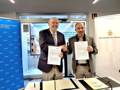 L’Ajuntament de Manresa i la UPC signen un conveni que consolida el projecte de la Fàbrica Nova i estableix el marc de relació patrimonial