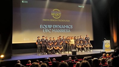 L'Equip Dynamics UPC Manresa, guardonat amb el premi Ciència i Tecnologia als Premis Regió7 2024