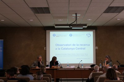 Presentats els resultats del 6è informe de l’Observatori de la recerca a la Catalunya Central