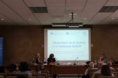 Presentats els resultats del 6è informe de l’Observatori de la recerca a la Catalunya Central