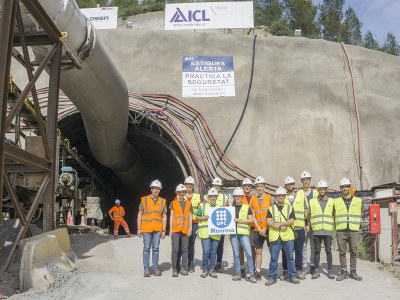 Visites dels estudiants de mines