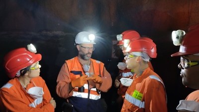 Estudiantes y profesores de la UPC Manresa visitan la mina de Somincor-Boliden, en la Faja Piritosa Ibérica portuguesa