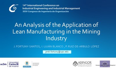 14th International Conference on Industrial Engineering and Industrial Management