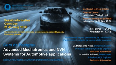 Curso de Postgrado: Advanced Mechatronic and NVH Systems for Automotive applications