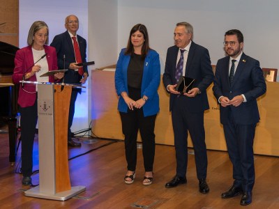 El profesor de la EPSEM Josep Maria Rossell Garriga recibe la distinción Jaume Vicens Vives