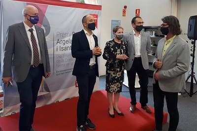 La profesora de la UPC Maria Dolors Riera recibe el Premio Rosa Argelaguet i Isanta