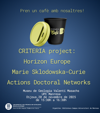 La UPC Manresa acoge el primer encuentro de trabajo del proyecto europeo CRITERIA con los socios internacionales y abre una actividad, donde se mostrará la investigación, a toda la comunidad universitaria