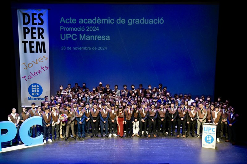 La UPC Manresa celebra la graduación de la promoción 2024 en el Teatro Kursaal