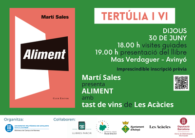 Martí Sales presenta su último libro "Aliment"