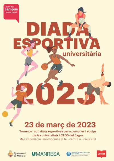 Un día deportivo invita a competir a equipos universitarios y de Ciclos Formativos de Grado Superior de centros del Bages