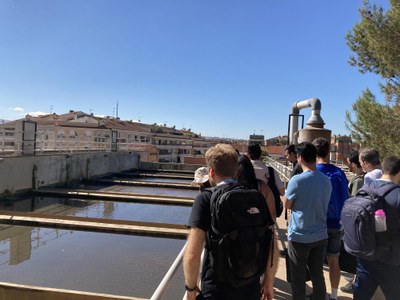 Visita a la Planta de Tratamiento de Agua Potable de Aguas de Manresa