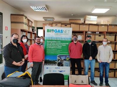 Visita a las instalaciones de la Association of Municipalities in the Attica Region en Atenas donde se instalará el prototipo LIFE Biogasnet