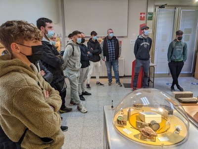 Visita de los estudiantes de CFGM de Excavaciones y Sondeos